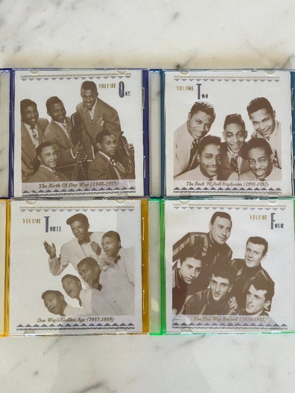 Rare 4 CDs with 102 Doo Wop Songs from 1948 to 1987